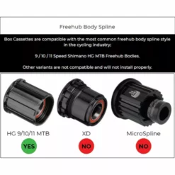 Box Two Prime 9 Speed Cassette -House Doctor Box Two Prime 9 Speed Cassette Cassettes Black BX2PR9CASS01 3