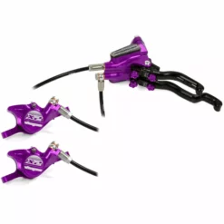 Hope Tech 3 X2 DUO Disc Brake-No Rotor -House Doctor Hope Tech 3 X2 DUO Disc Brake No Rotor Disc Brake Callipers Purple T3X2DPUL
