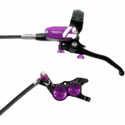 Hope Tech 4 E4 Brake - No Rotor -House Doctor Hope Tech 4 E4 Brake No Rotor Disc Brake Callipers Black Purple T4E4PUL