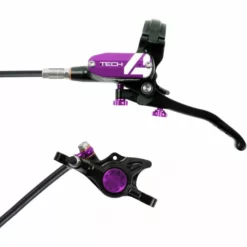 Hope Tech 4 X2 Brake - No Rotor 27 Hope Tech 4 X2 Brake - No Rotor -House Doctor Hope Tech 4 X2 Brake No Rotor Disc Brake Callipers Black Purple T4X2PUL