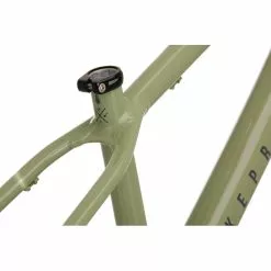 Nukeproof Solum Alloy Frame - Green / Black -House Doctor Nukeproof DSolum 260 Alloy Mountain Bike Frame 2022 Artichoke Green 12