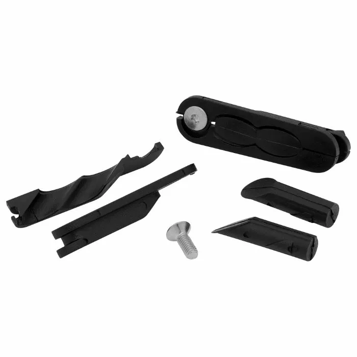 Nukeproof Megawatt Alloy Downtube Cable Guide Kit 1 Nukeproof Megawatt Alloy Downtube Cable Guide Kit