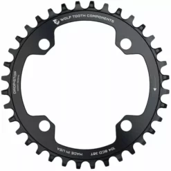 Wolf-tooth Wolf Tooth 104 BCD Chainring -House Doctor Wolf Tooth 104 BCD Chainring Chain Rings Black WT10432 0