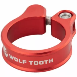 Wolf-tooth Wolf Tooth Seatpost Clamp - Bolt-On -House Doctor Wolf Tooth Seatpost Clamp 09WT SeatClamp RED 01 2000x